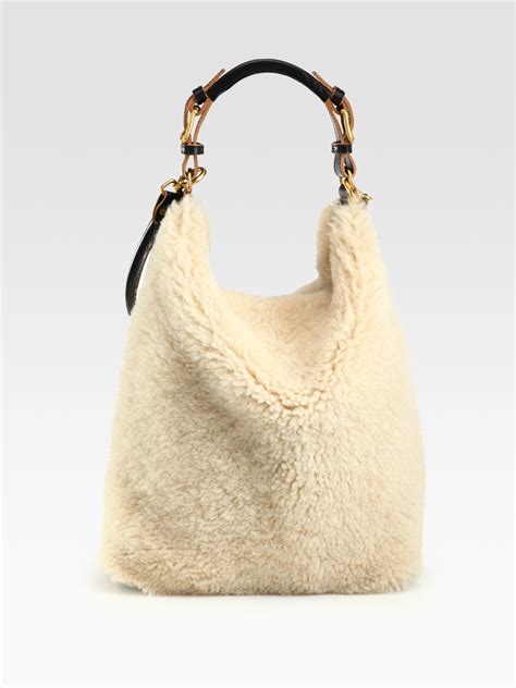 shearling bag designer|shearling bags designer.